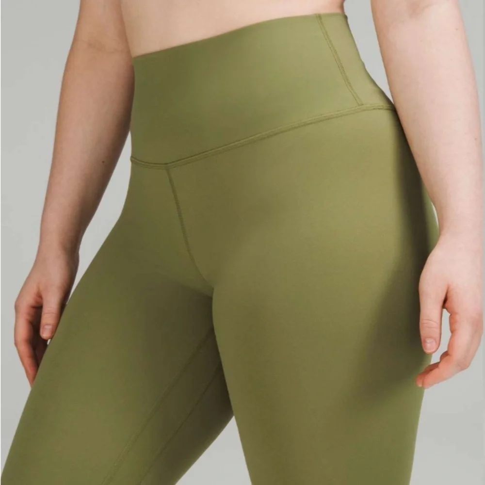 Lululemon 28” Align High-Rise Leggings Bronze Green size 14